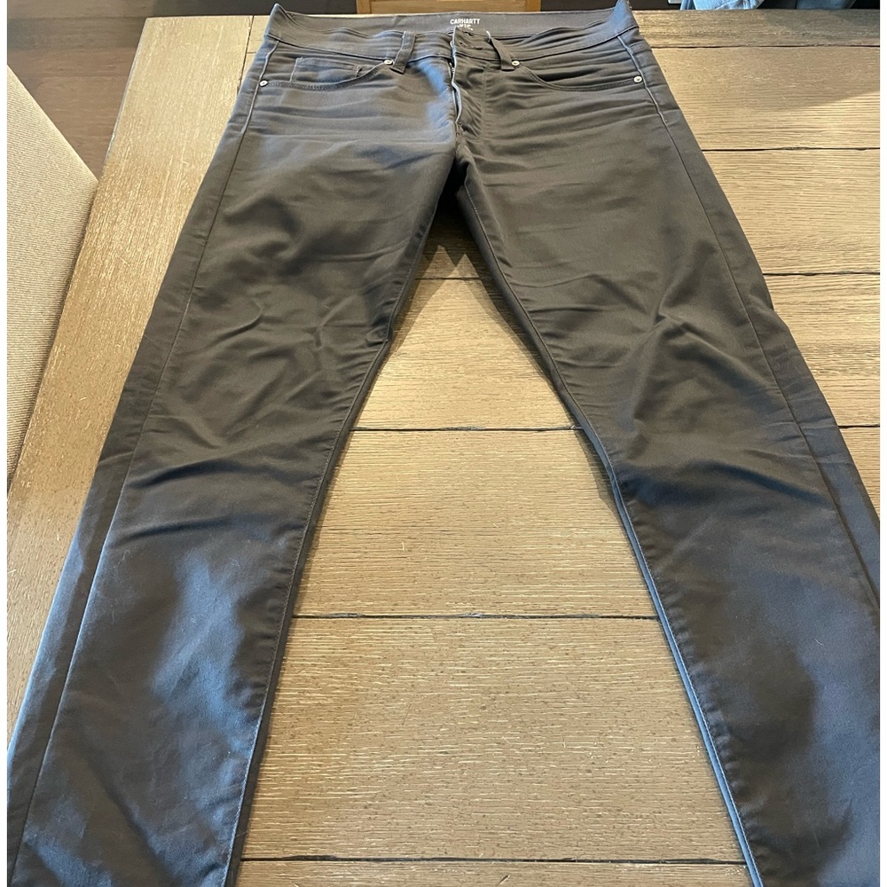 Carhart WIP Vicious grey khaki pants 30x32